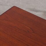 Table basse vintage en teck danois milieu du siècle 50er 60er