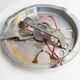 1960 Round white opaline