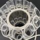 Suspension lamp chandelier ceiling light Aluminium plexi raak septiem B-1205 1960