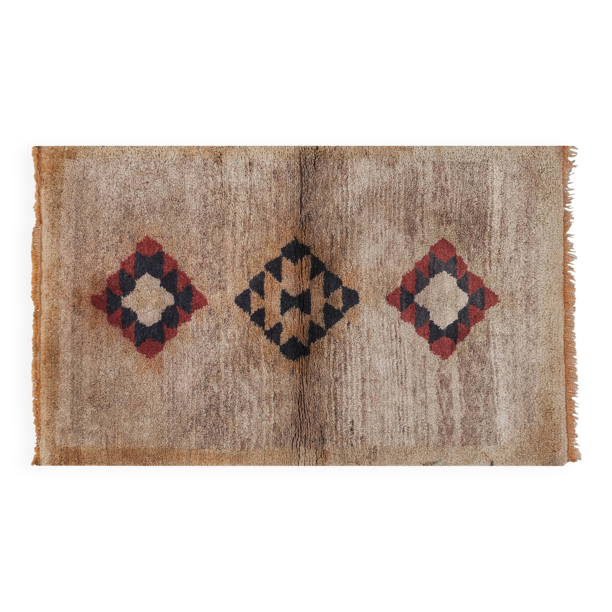 Vintage Turkish Oushak Rug Handwoven 94x150 cm