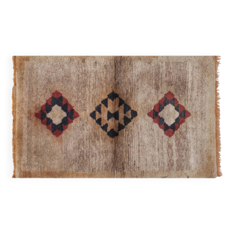 Tapis vintage turc de oushak tissé à la main 94x150  cm