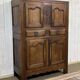 19th century Breton 4-door chestnut sideboard