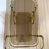 Golden dessert on wheels