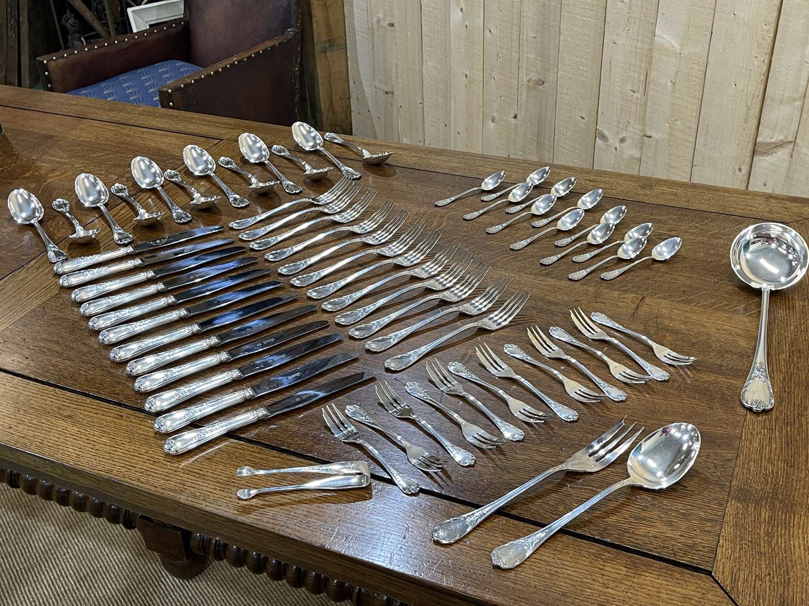 Housewife christofle shell model - 61 pieces