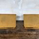 Vintage bedside tables / compass leg nightstand