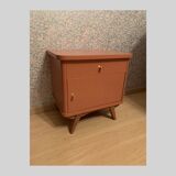 Bedside table year 50 terracotta