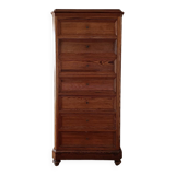 19th century pitch pine weekly style secretary