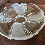 Original crystal compartment dish