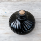 Ink bottle 1900 in black glass