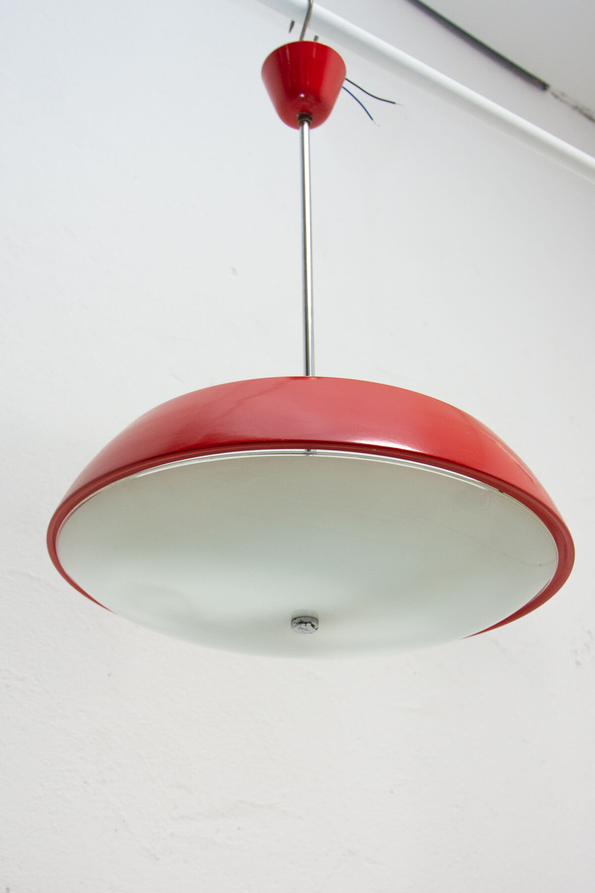mid century space-age pendant lamp by josef hurka, czechoslovakia, 1960´s