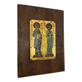 Cadre icone religieuse vintage brocante