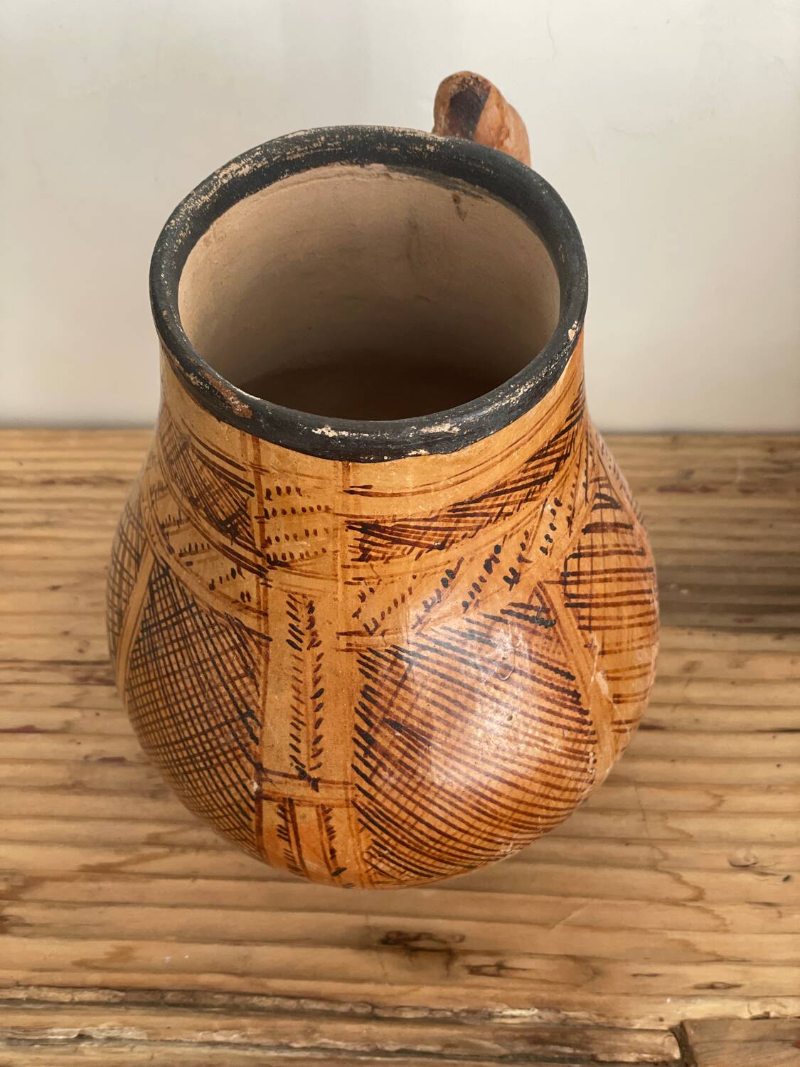Berber artisanal pitcher