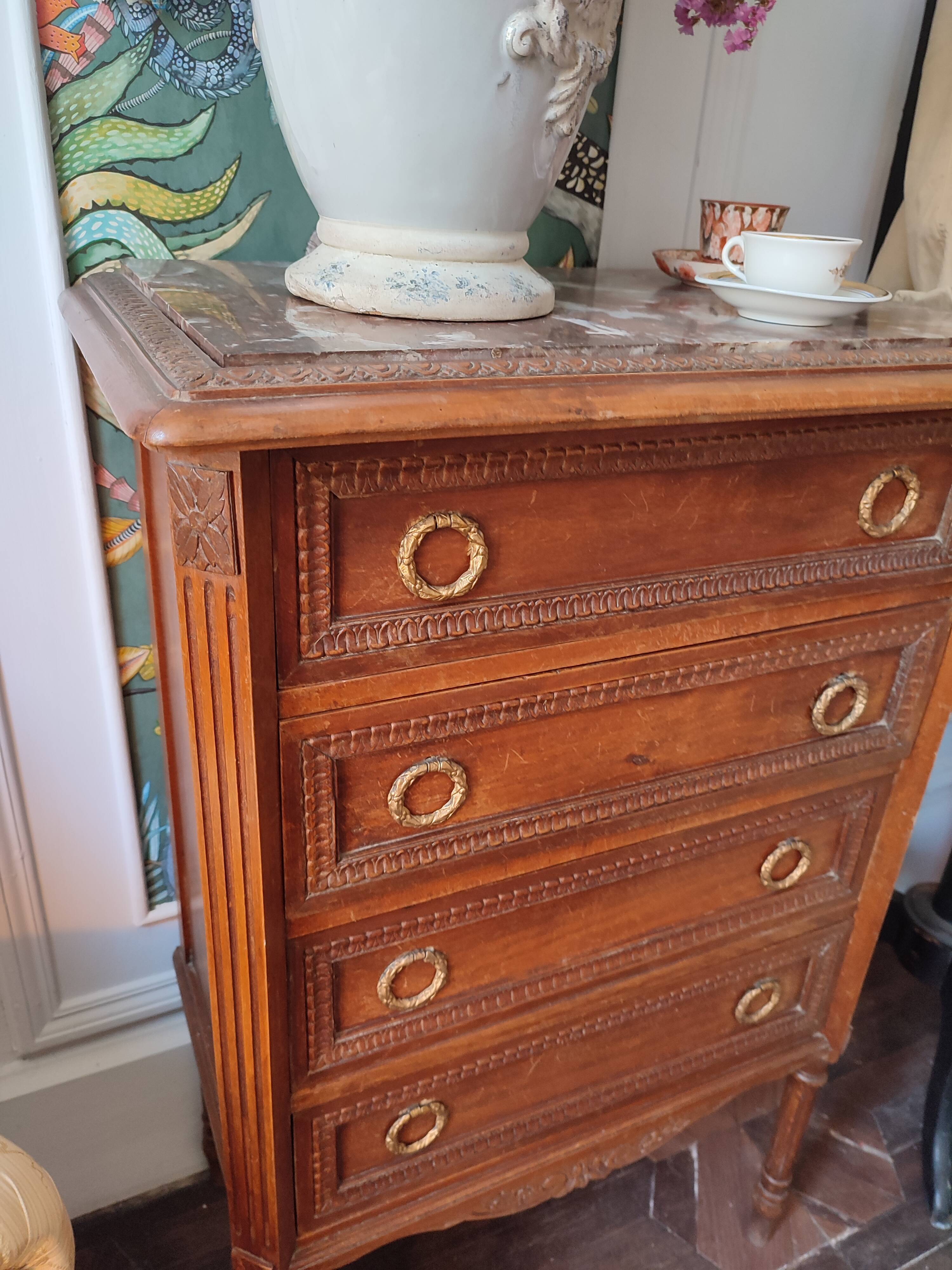 Commode in louis XVI style ragpicker