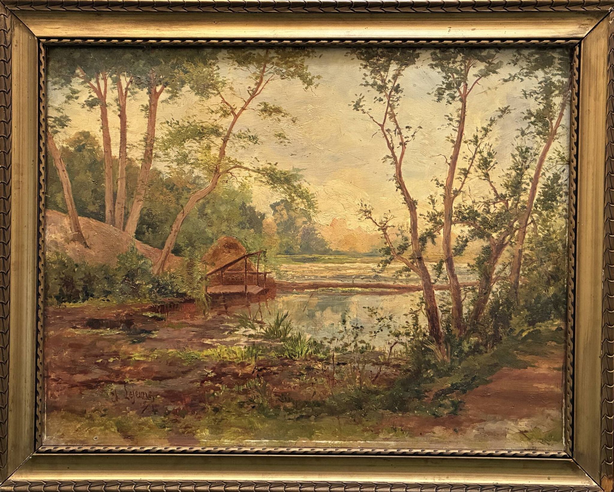 Landscape, Louis Lejeune, 1900