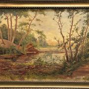 Landscape, Louis Lejeune, 1900