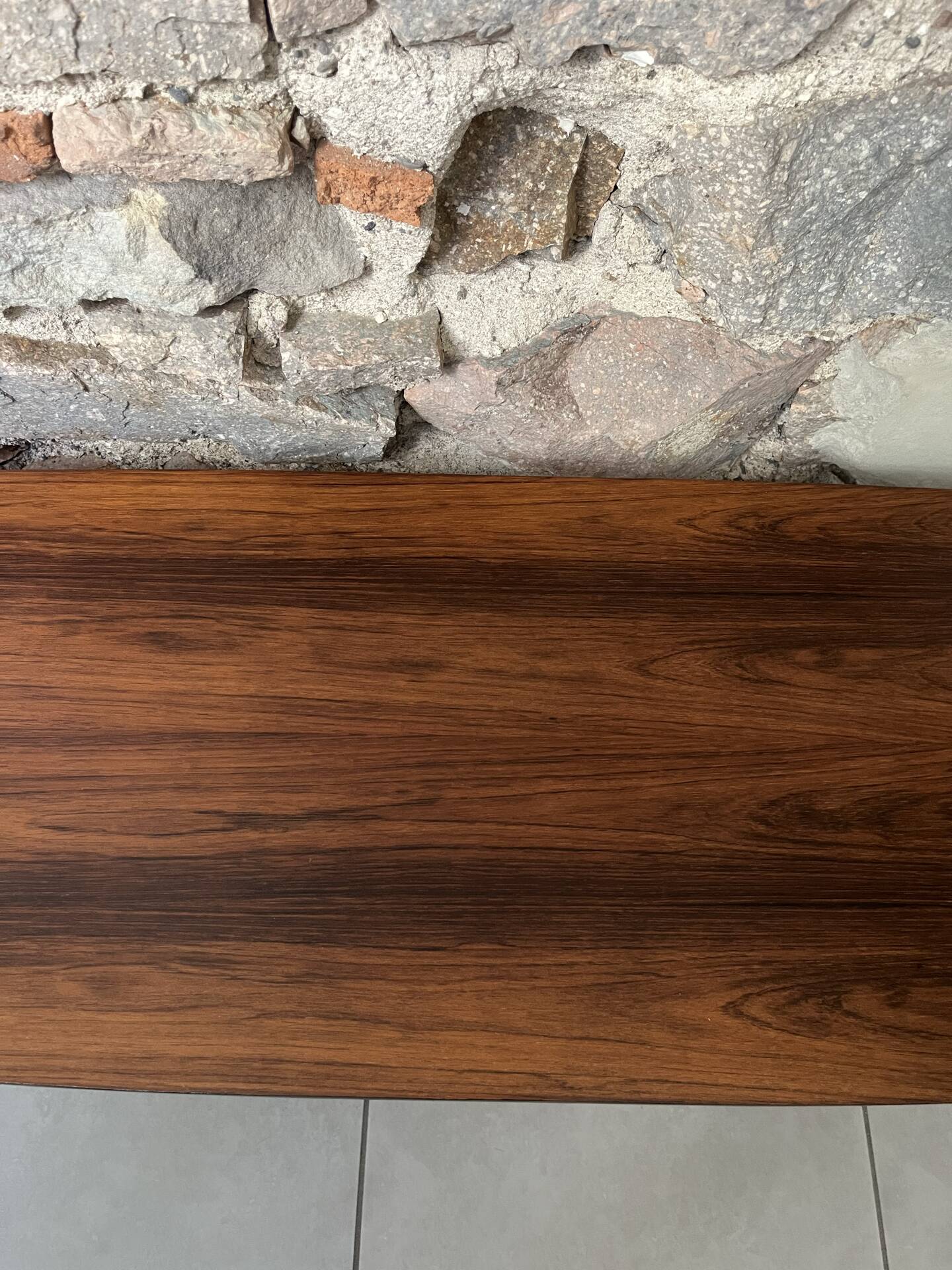 Scandinavian style coffee table with 2 levels from the 1960s.