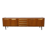 Vintage 50's sideboard sideboard in wood and brass italian design