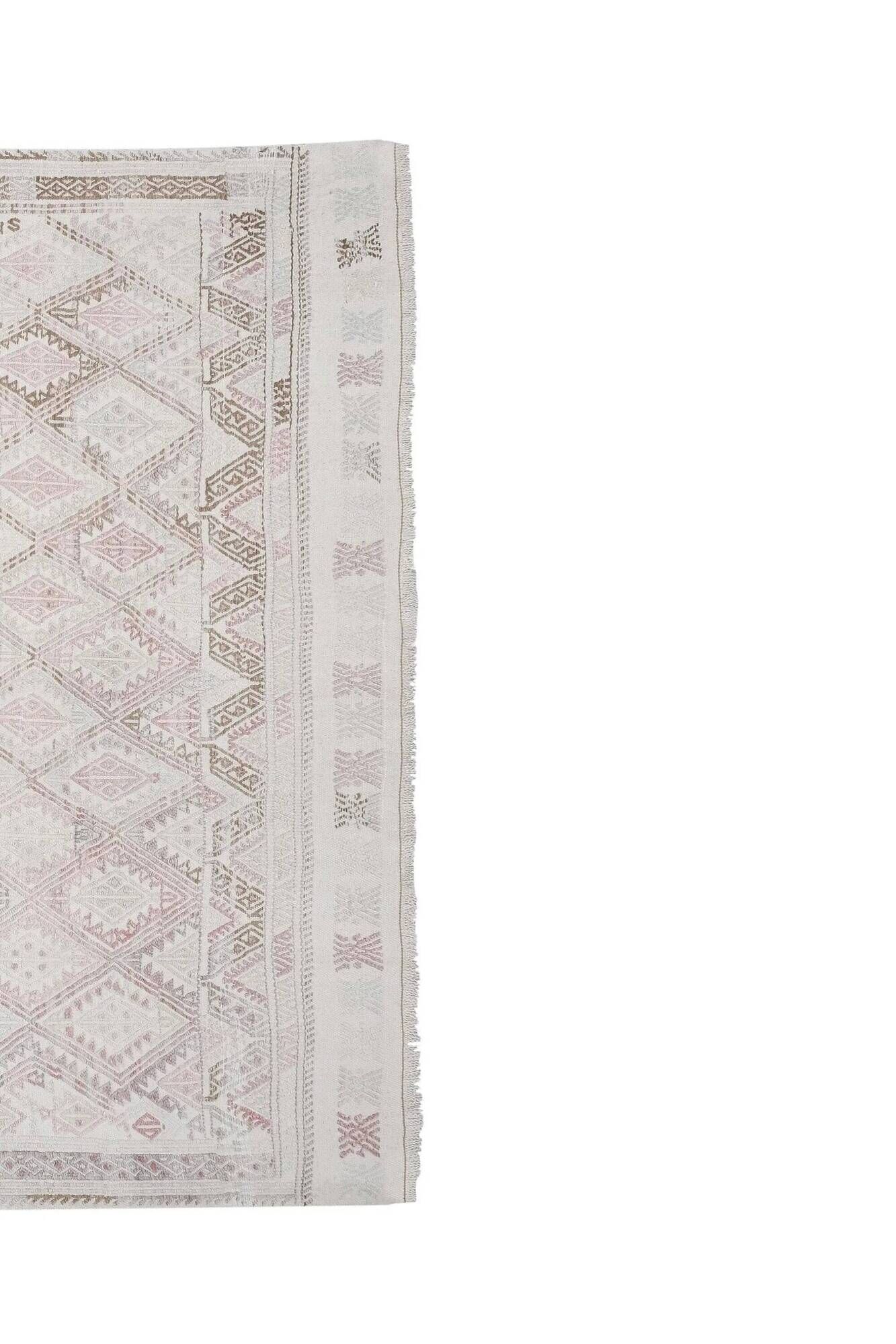 Vintage Turkish kilim, handwoven, 144x212 cm.