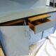 Buffet en formica bleu gitane