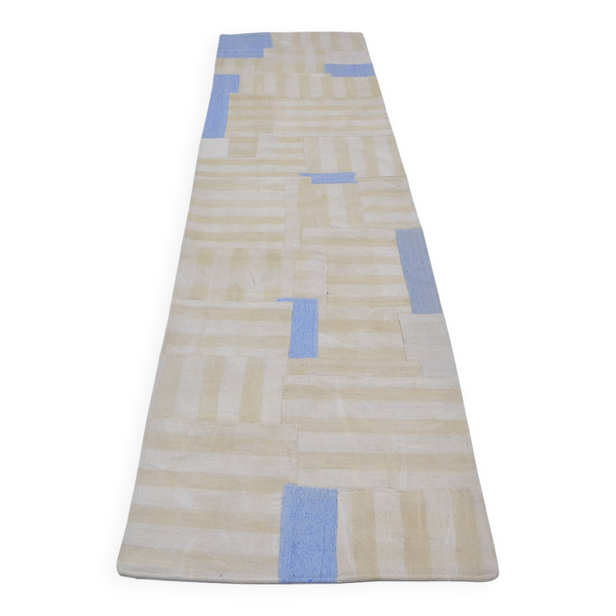 Vintage Whİte And Blue Runner sku3853