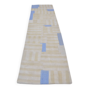 Vintage Whİte And Blue Runner sku3853