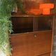 Armoire secrétaire vintage scandinave en teck, 1960