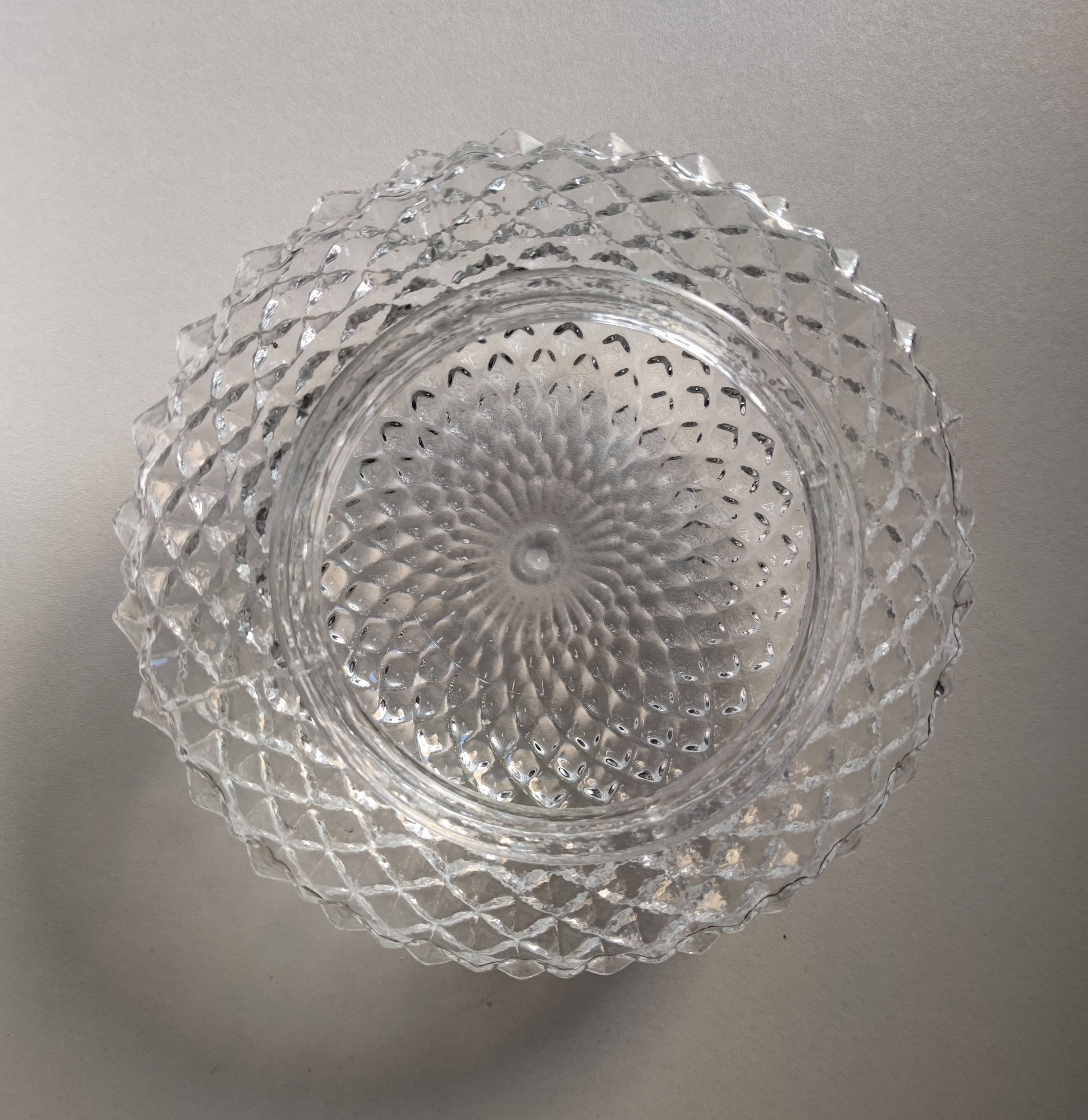 Glass ceiling lamp