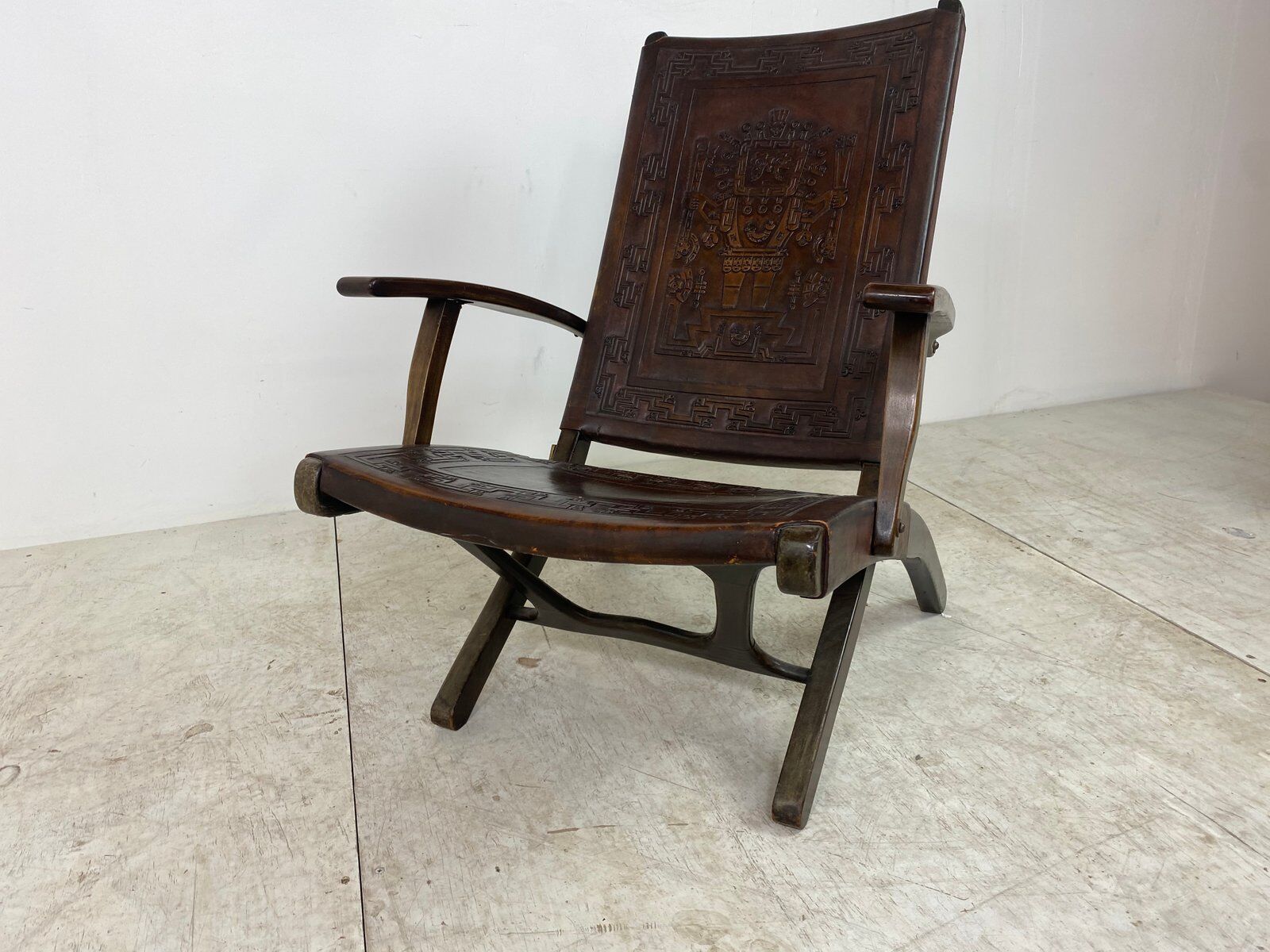 Fauteuil vintage par Angel I. Pazmino pour Muebles de Estilo 1960