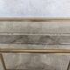 Vintage gold metal shelf