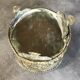 Antique Napoleon III Brass Planter with Embossed Hunting Scene Decor