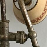 Workshop lamp, painted lampshade, 2m cable