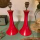 Red tam tam floor lamps