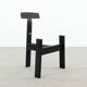 Chaise tre3 par angelo mangiarotti pour skipper, italie