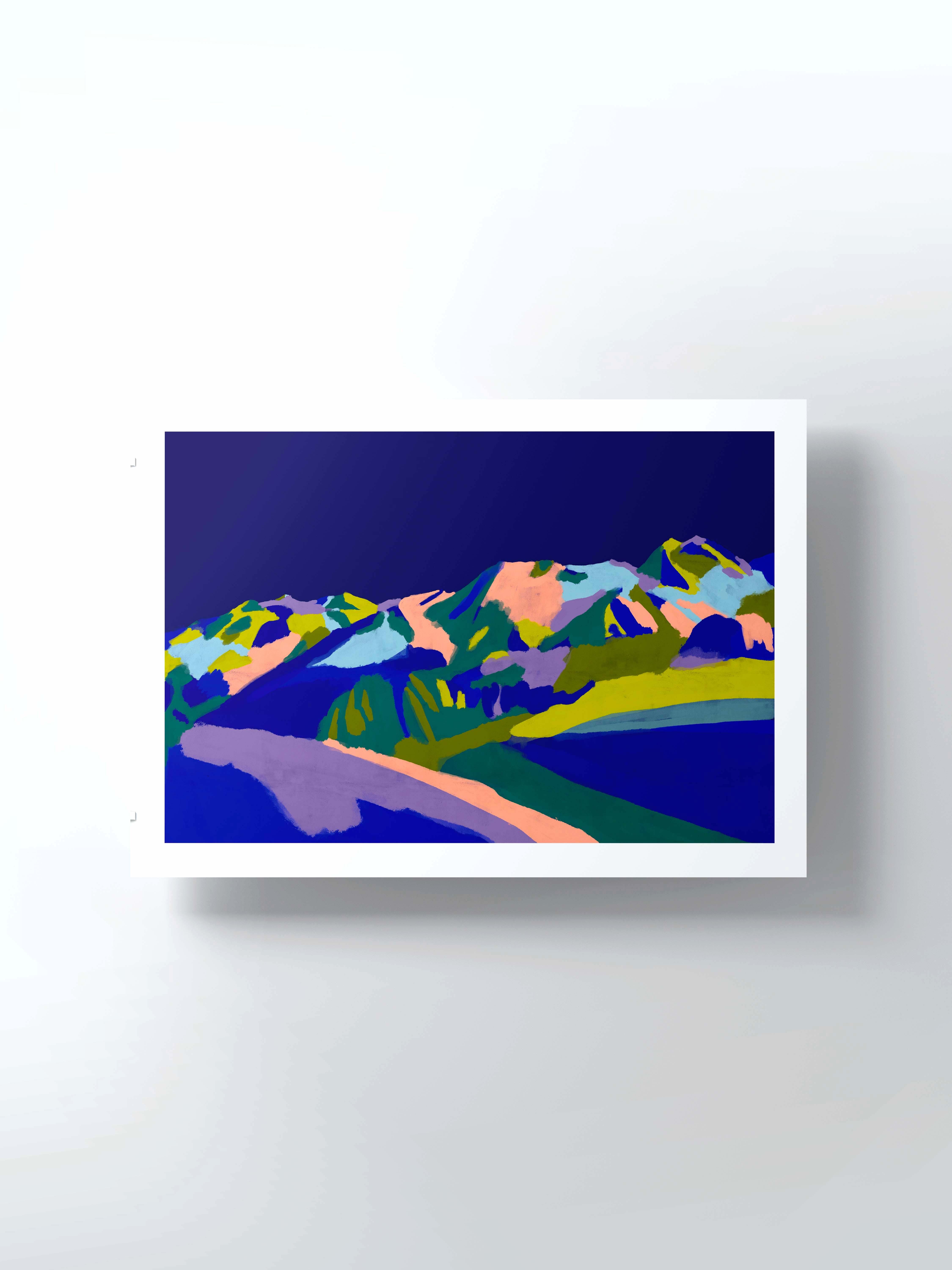 La plagne - limited edition art print (a3)