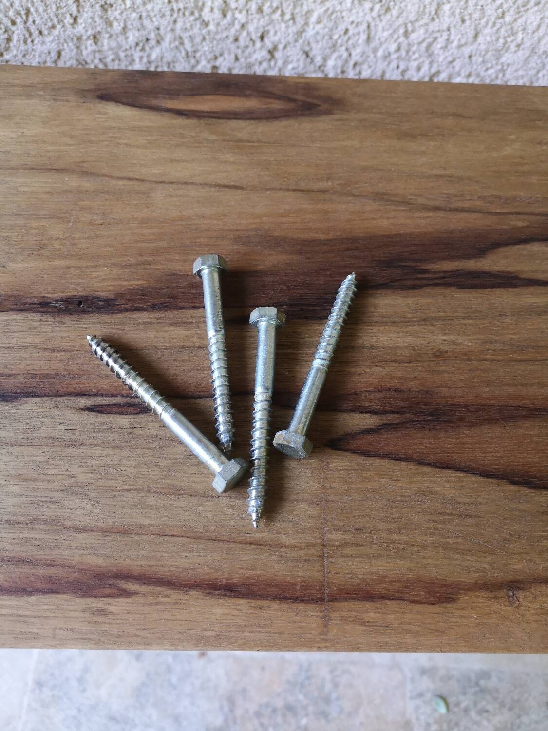 Antique solid wood wall shelf