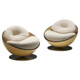 Esfera lounge chairs by Ricardo Fasanello, Brazil, late 1960s