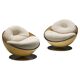 Esfera lounge chairs by Ricardo Fasanello, Brazil, late 1960s