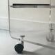 Desserte bureau en plexiglas David Lange pour Roche Bobois, design 1970