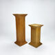 Set of 2 bohemian plant stands, 1970s