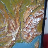Relief map of France