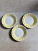 Set of 3 dessert plates "Lys" – Digoin Sarreguemines