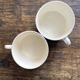 Antique tea or chocolate cups from Badonviller.