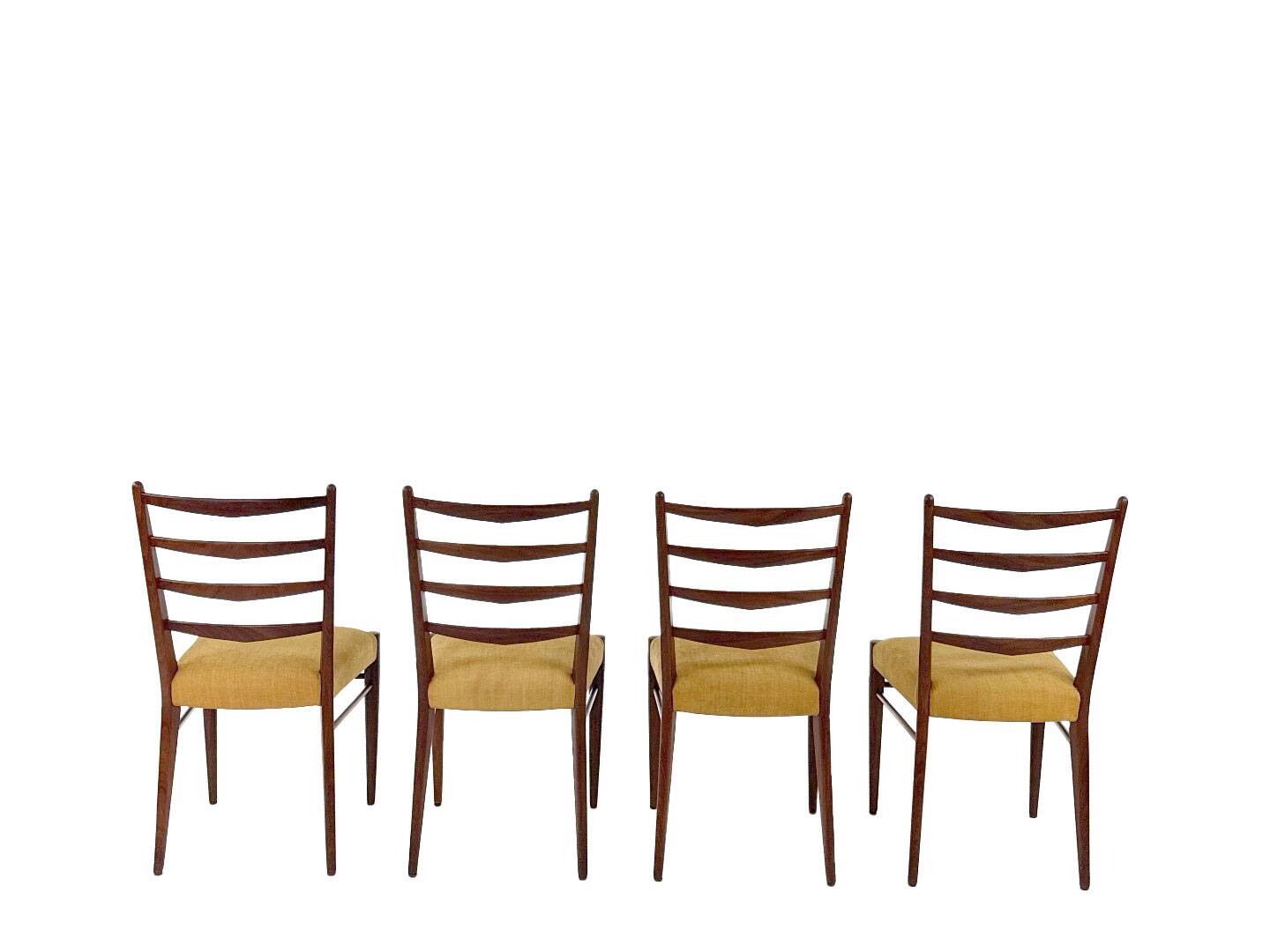 4 vintage ST09 dining chairs by Cees Braakman for Pastoe, 1960s