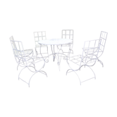 Iron garden furniture