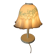 Modern Blue Systematic Murano Glass Mushroom Table Lamp