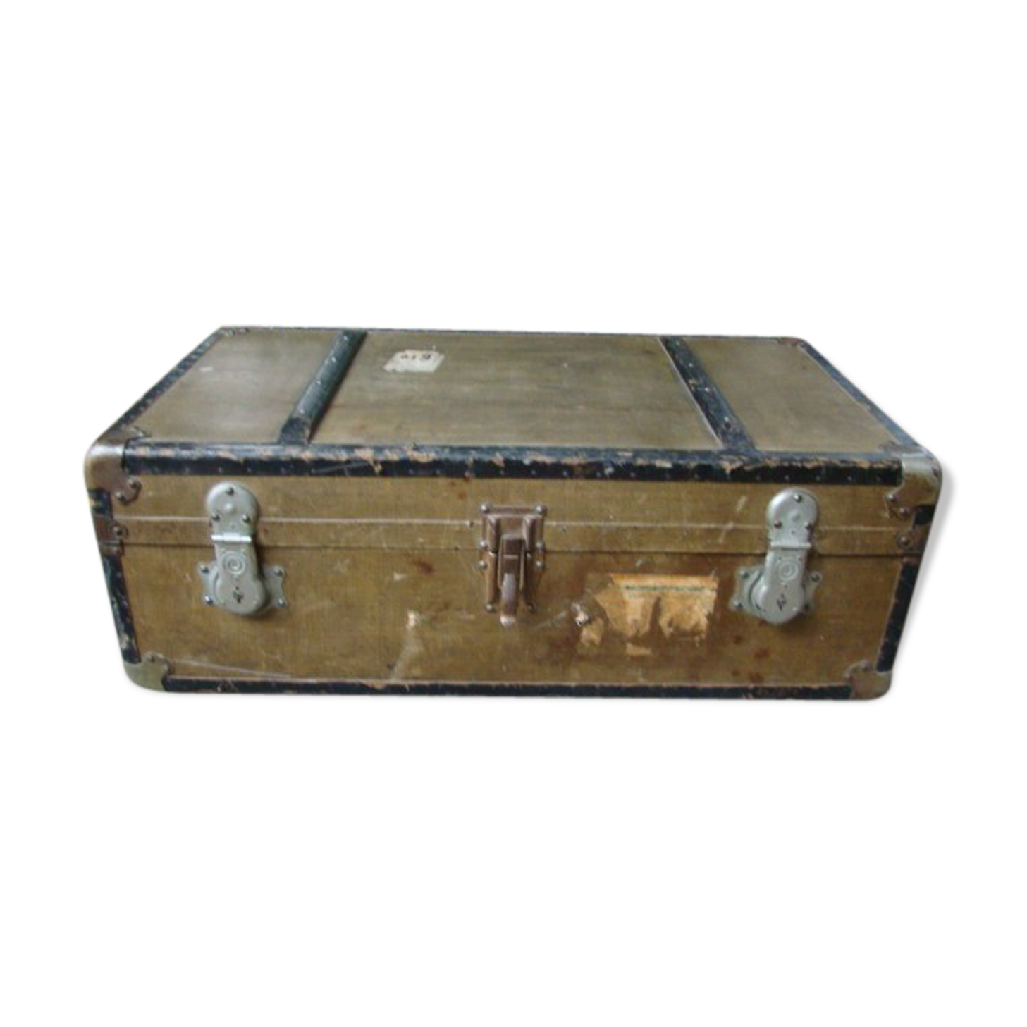 Old travel trunk
