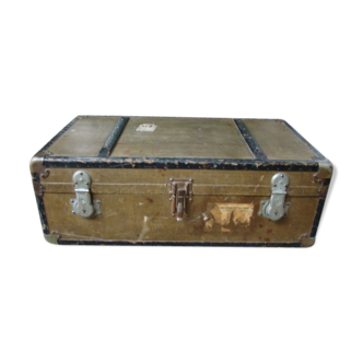 Old travel trunk