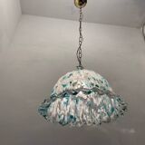 Blue Murano Art Glass Light Pendant 1970’s
