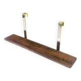 Vintage wall shelf, hanging, metal and wood