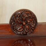 Chariot bibliothèque en acajou circa 1840 à trois niveaux